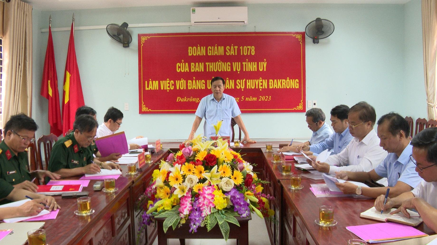 Huyện Đakrông chú trọng công tác kiểm tra, giám sát, thi hành kỷ luật Đảng